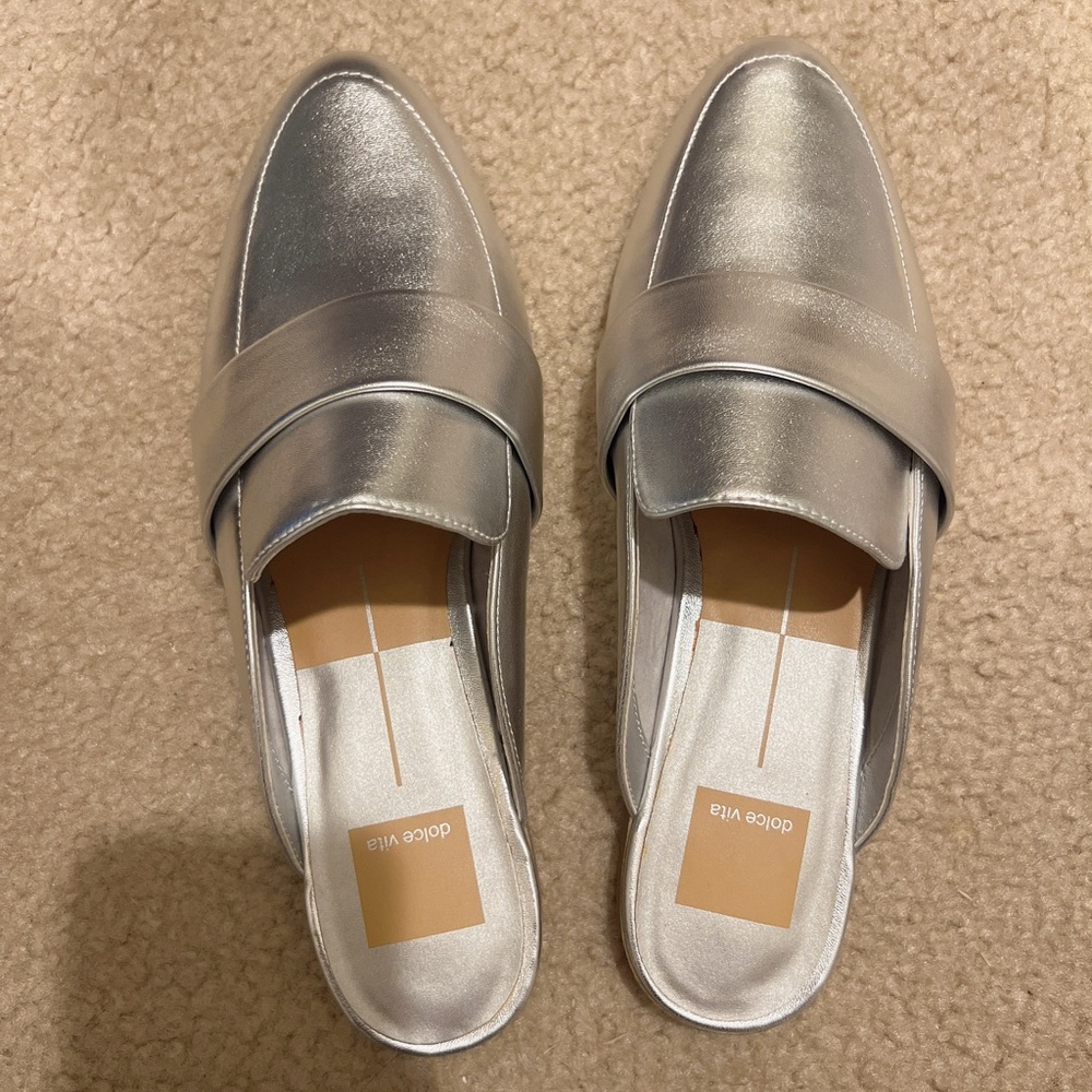 Dolce Vita Silver Women's Loafers
